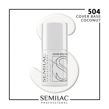 Semilac Cover Base Coconut  504 11 ml