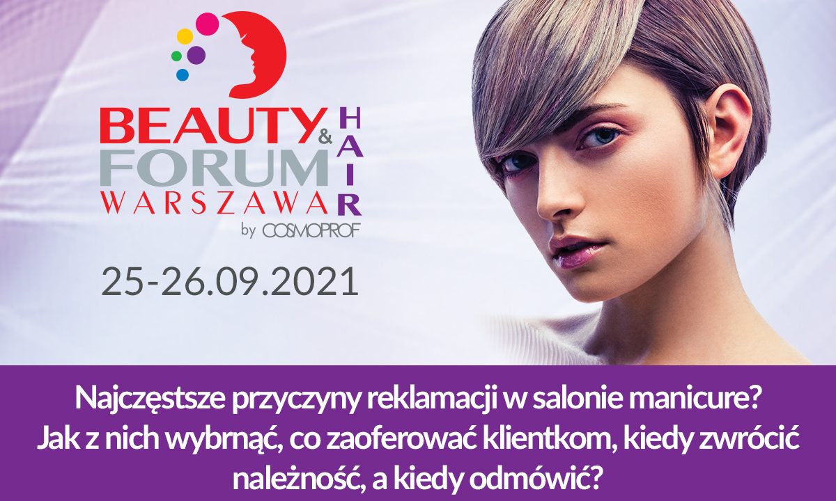 Targi Beauty Forum 25-26.09.2021 r. – spotkajmy się w Nadarzynie PTAK WARSAW EXPO